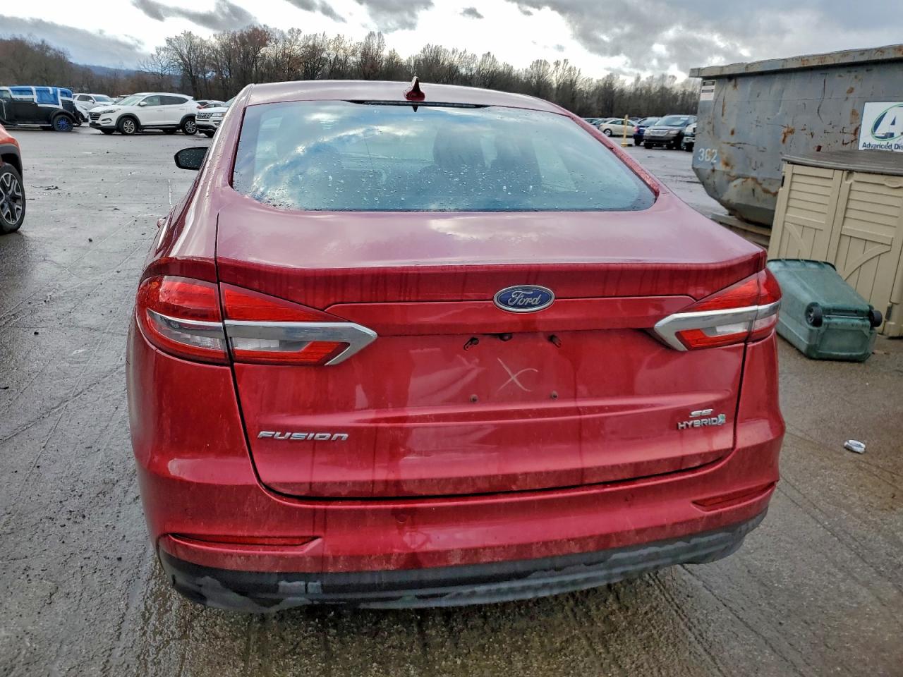 2019 Ford Fusion Se VIN: 3FA6P0LU3KR100543 Lot: 94351905