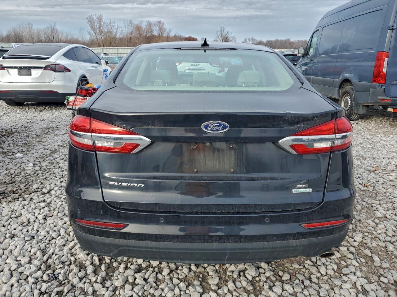2019 Ford Fusion Se VIN: 3FA6P0HDXKR249640 Lot: 93348275
