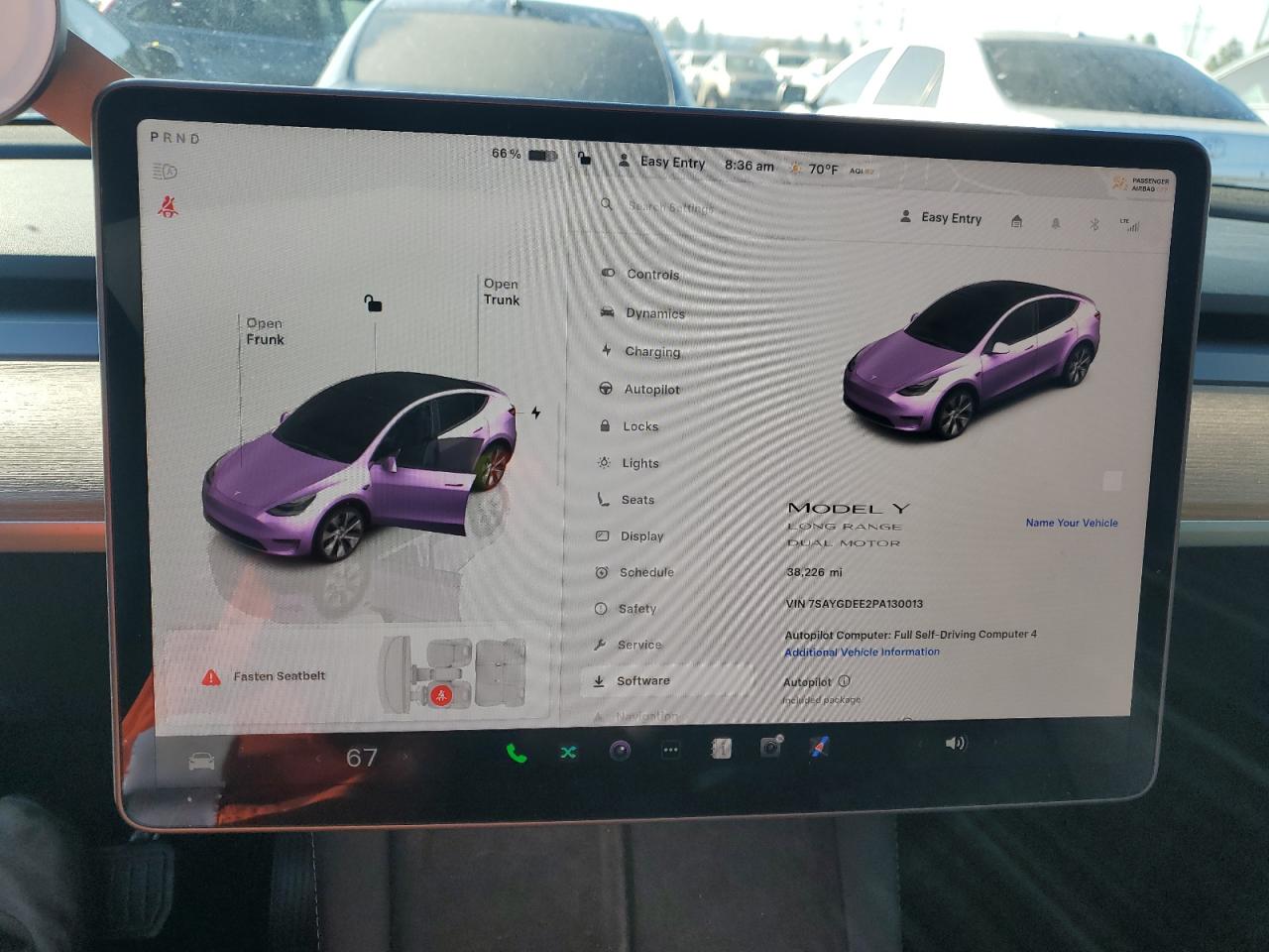 2023 Tesla Model Y VIN: 7SAYGDEE2PA130013 Lot: 91915425