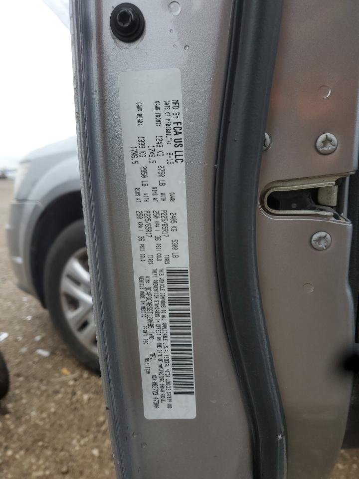 2016 Dodge Journey Se VIN: 3C4PDCAB5GT120085 Lot: 93140315