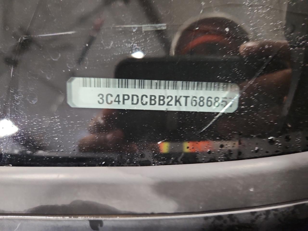 2019 Dodge Journey Se VIN: 3C4PDCBB2KT686857 Lot: 93215365