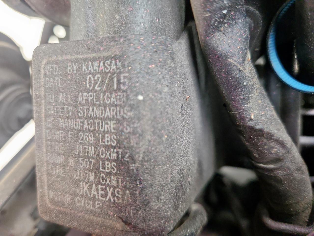 2015 Kawasaki Ex300 A VIN: JKAEX8A17FDA24916 Lot: 92991685