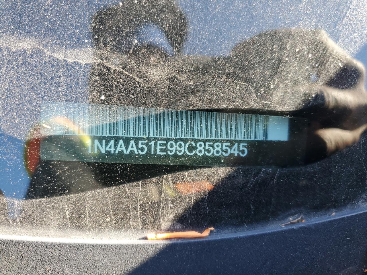2009 Nissan Maxima S VIN: 1N4AA51E99C858545 Lot: 91475325