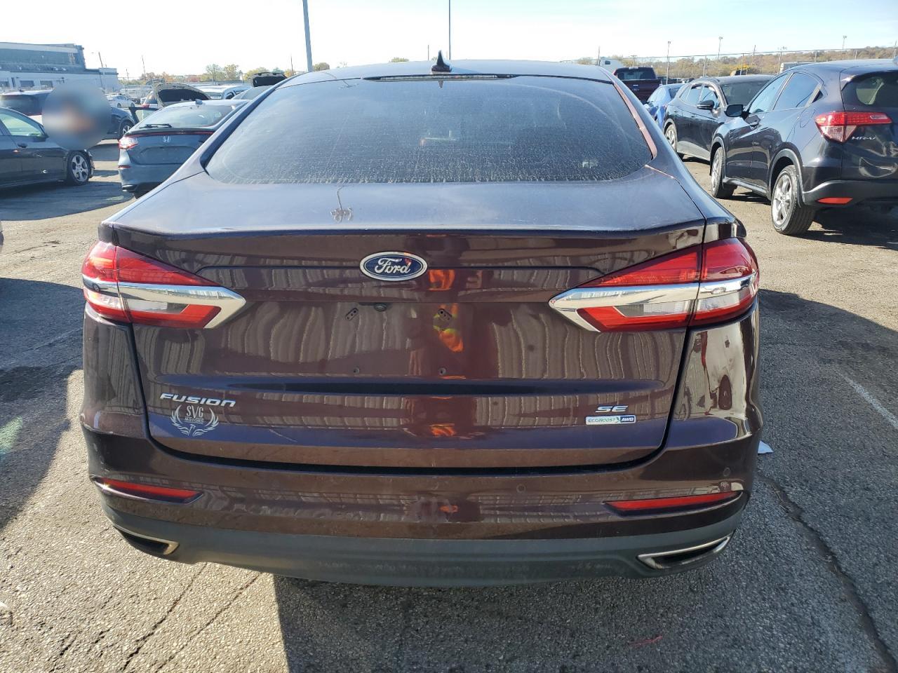 2019 Ford Fusion Se VIN: 3FA6P0T97KR248626 Lot: 91899575