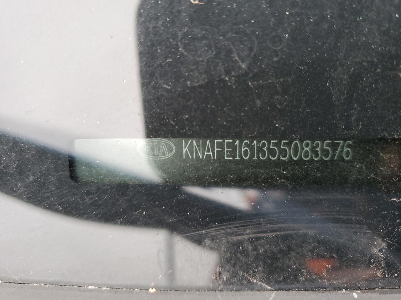 2005 Kia Spectra5 VIN: KNAFE161355083576 Lot: 93784745