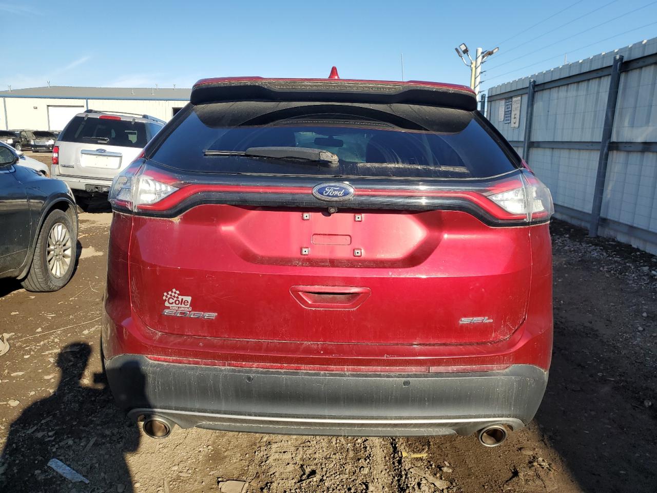 2017 Ford Edge Sel VIN: 2FMPK3J80HBB75921 Lot: 93264305