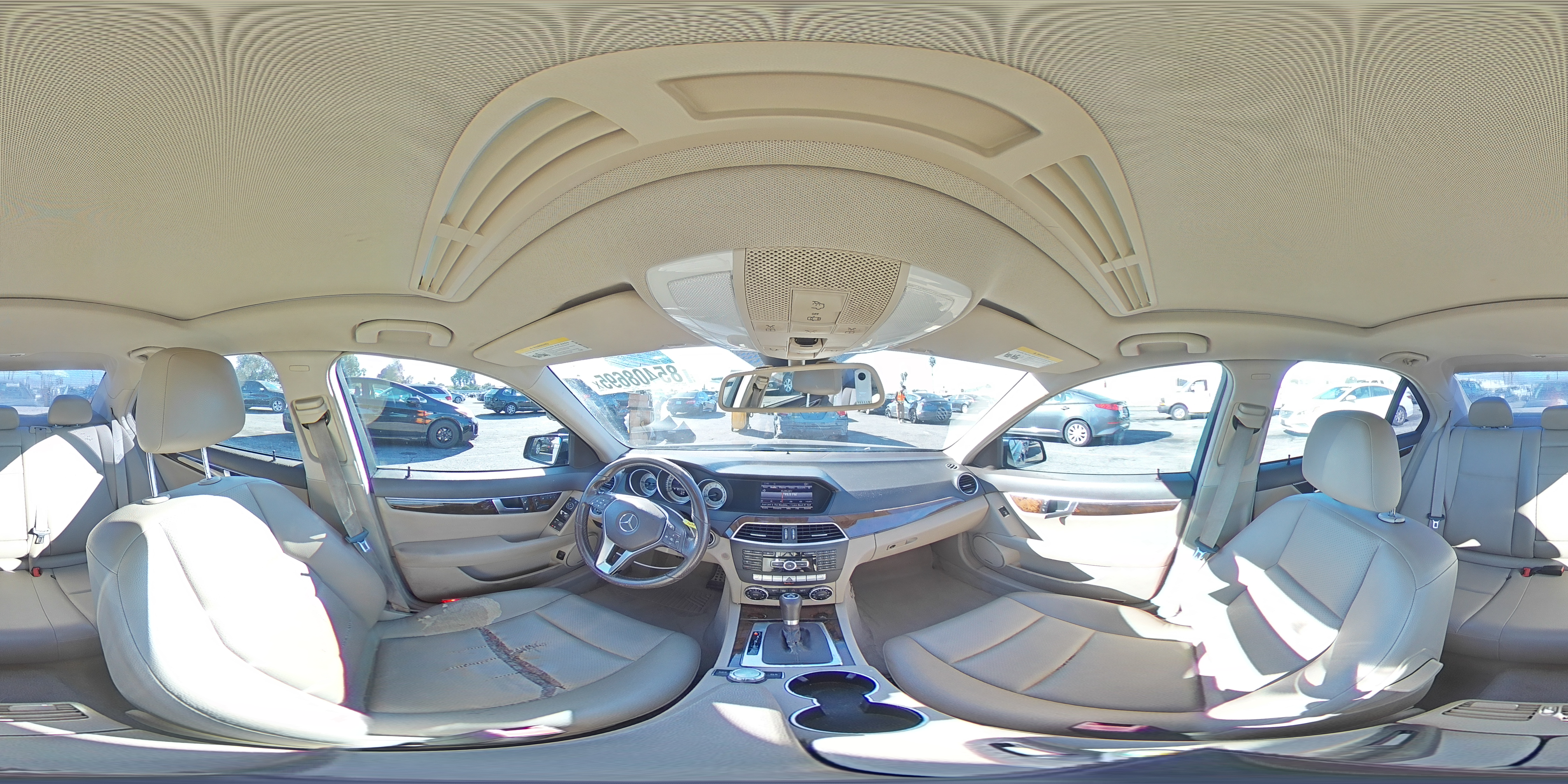 2013 Mercedes-Benz C 250 VIN: WDDGF4HB8DA869848 Lot: 85408695