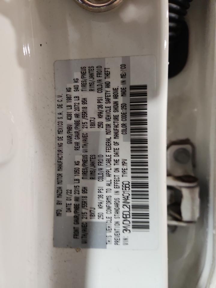 2022 Mazda Cx-30 Premium VIN: 3MVDMBDL2NM401560 Lot: 91475235