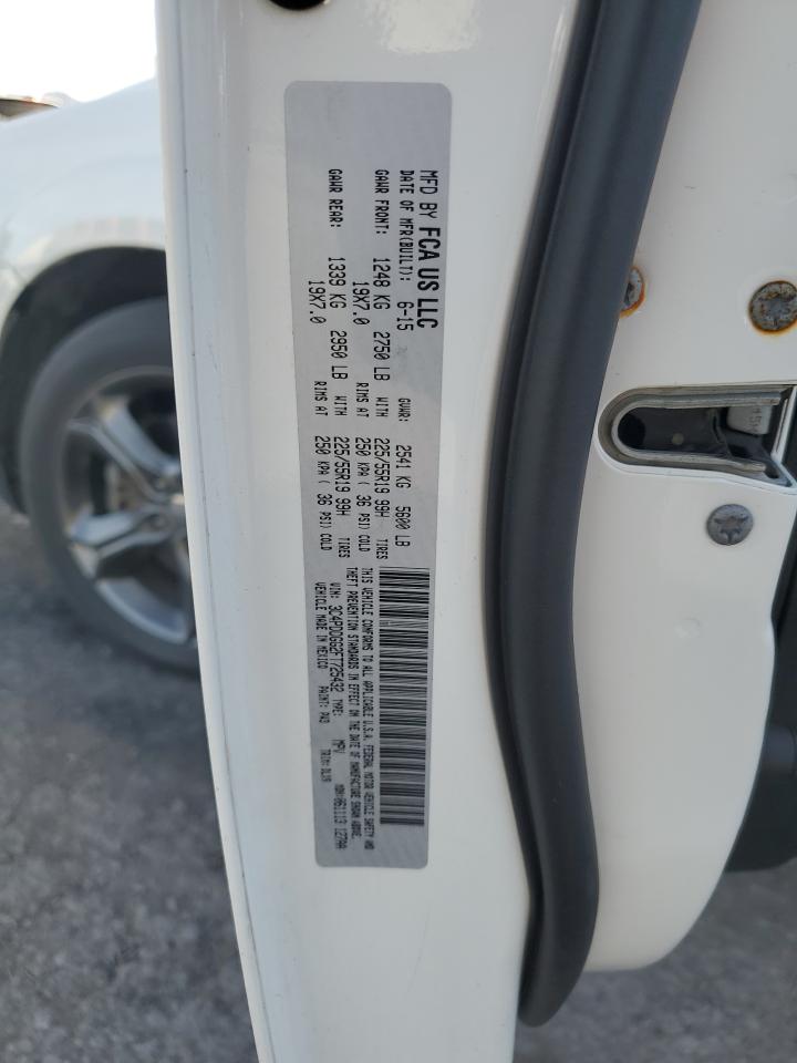 2015 Dodge Journey Crossroad VIN: 3C4PDDGG2FT725432 Lot: 92229575