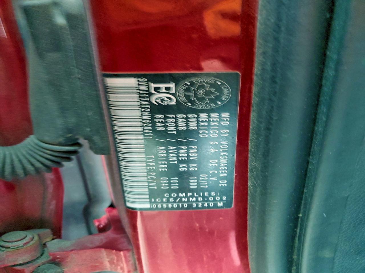 2017 Volkswagen Beetle Se VIN: 3VWJ17AT2HM620471 Lot: 94251665