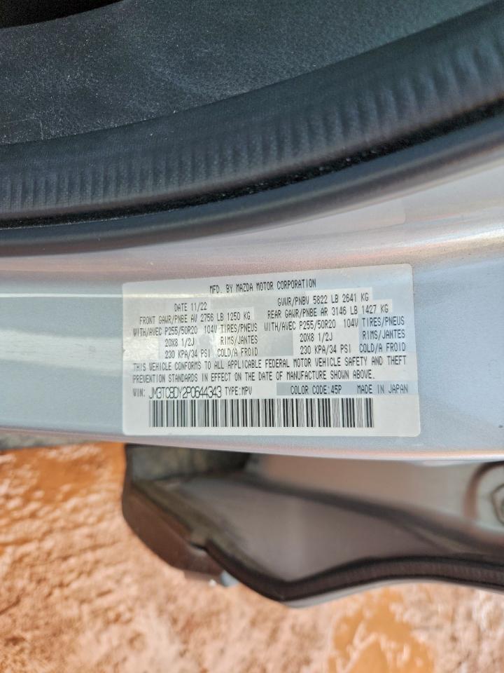 2023 Mazda Cx-9 Grand Touring VIN: JM3TCBDY2P0644343 Lot: 94726495