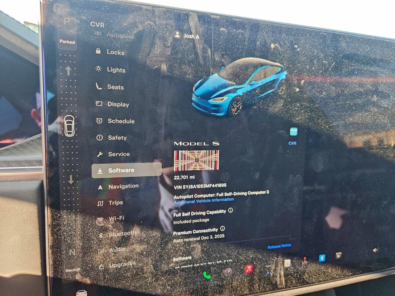 2021 Tesla Model S VIN: 5YJSA1E63MF441895 Lot: 92302145