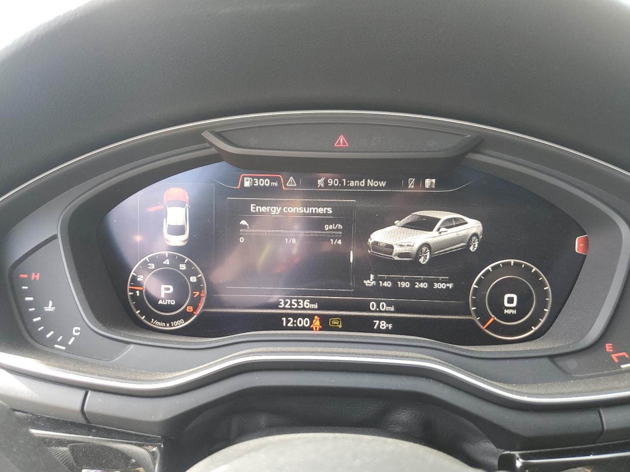 2019 Audi A5 Premium Plus VIN: WAUTNAF5XKA030155 Lot: 91217285