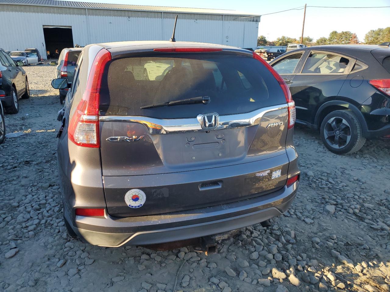 2015 Honda Cr-V Lx VIN: 5J6RM4H35FL033384 Lot: 91329115