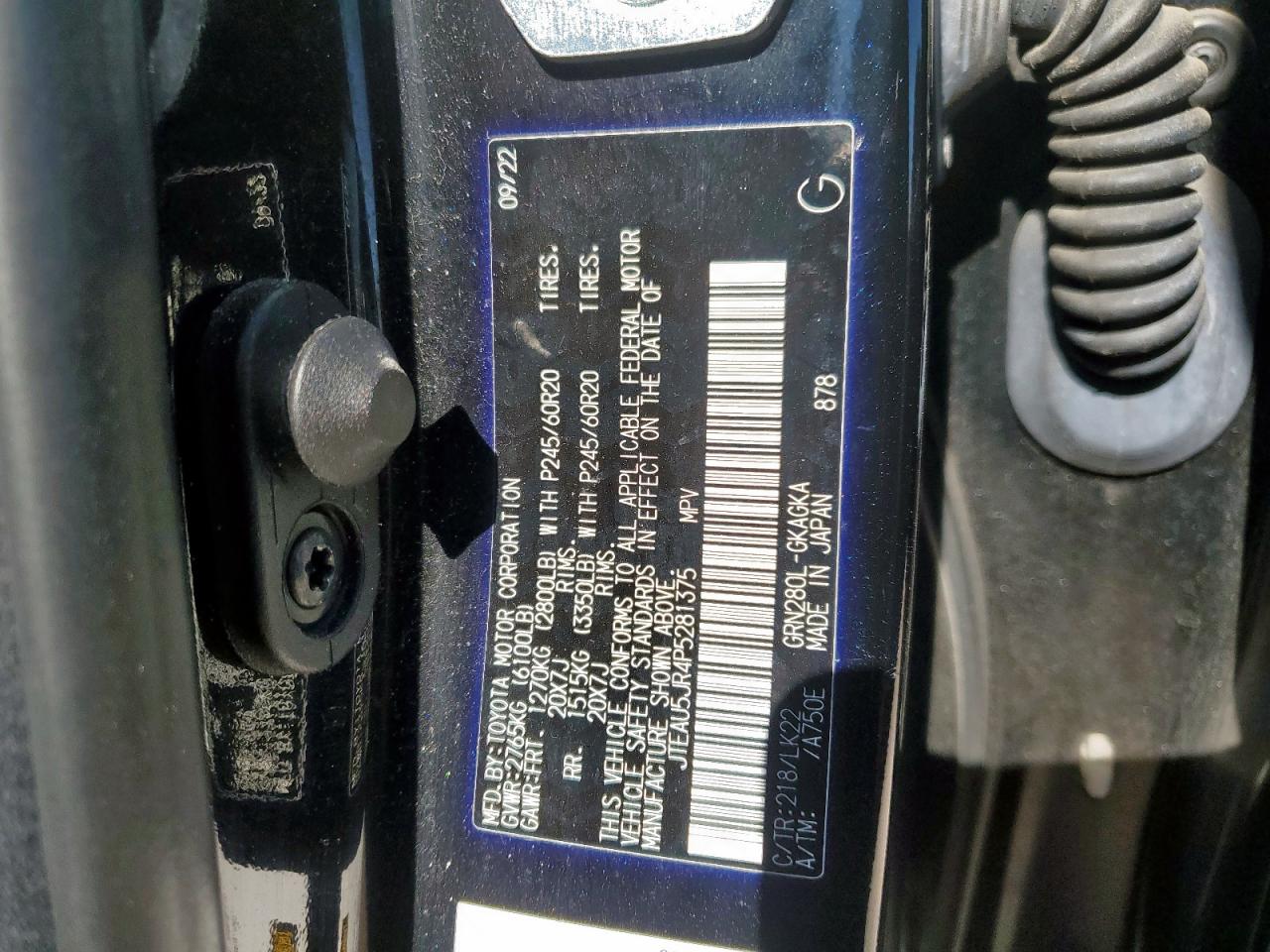 2023 Toyota 4Runner Trd Sport VIN: JTEAU5JR4P5281375 Lot: 91066945