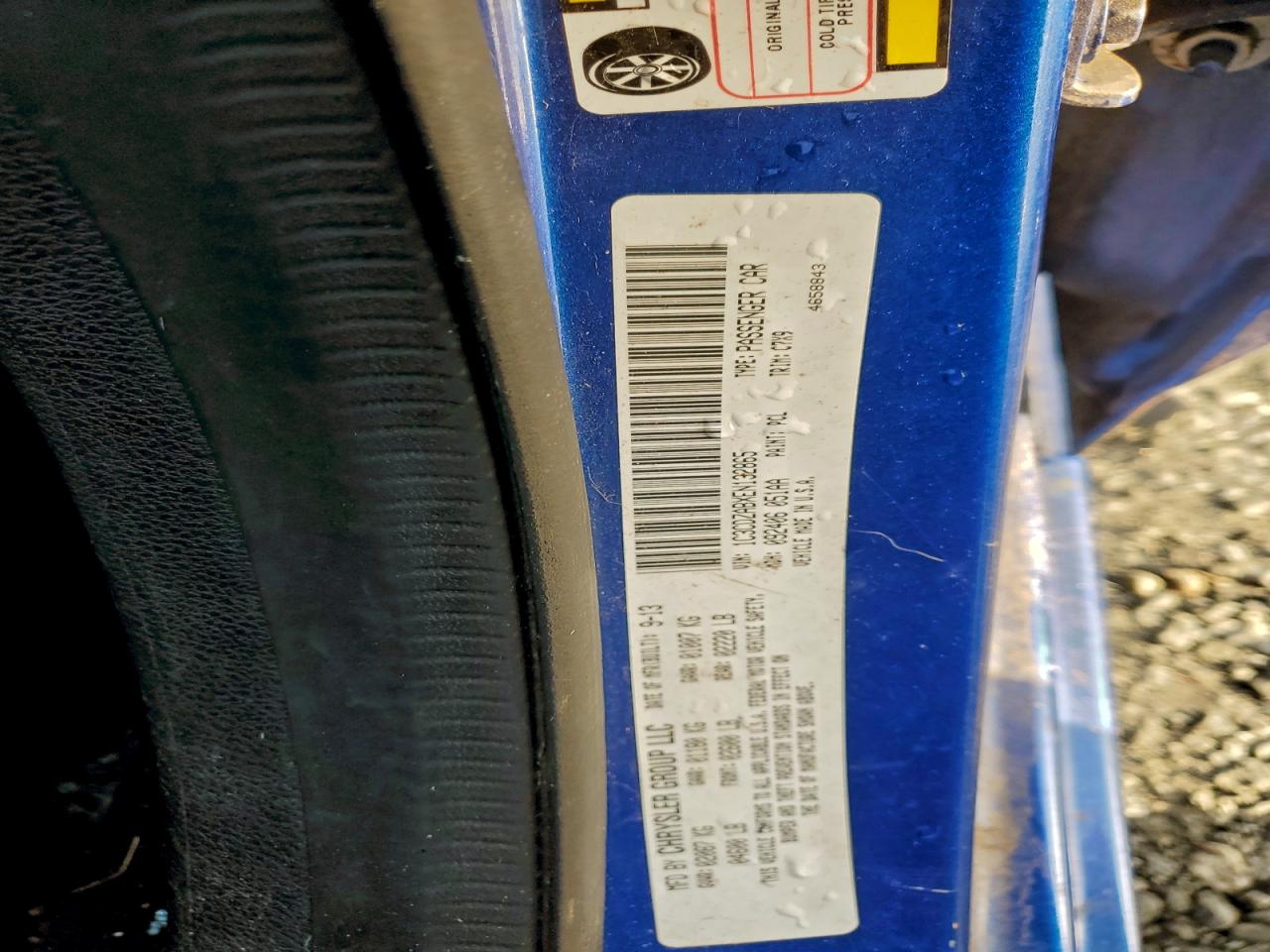 2014 Dodge Avenger Se VIN: 1C3CDZABXEN132865 Lot: 94648805