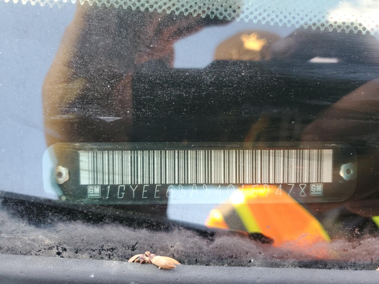 2004 Cadillac Srx VIN: 1GYEE63A340159478 Lot: 93156795