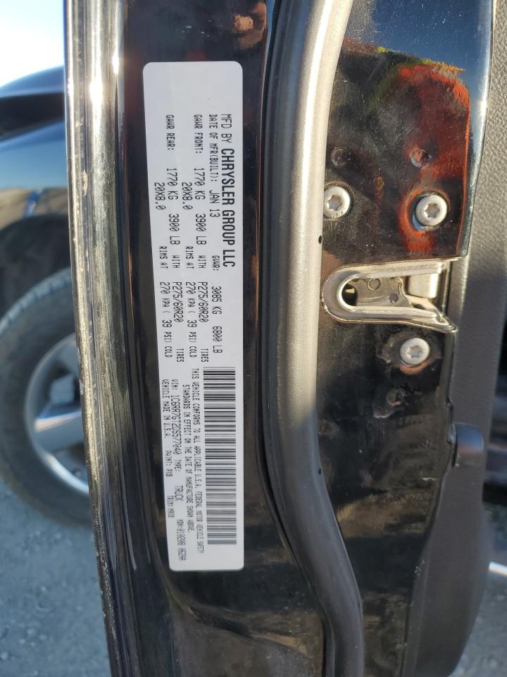 2013 Ram 1500 Slt VIN: 1C6RR7GT2DS577040 Lot: 91836555