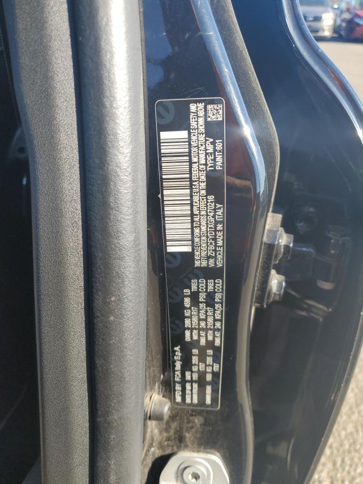 2016 Fiat 500X Lounge VIN: ZFBCFYDTXGP470216 Lot: 93595205