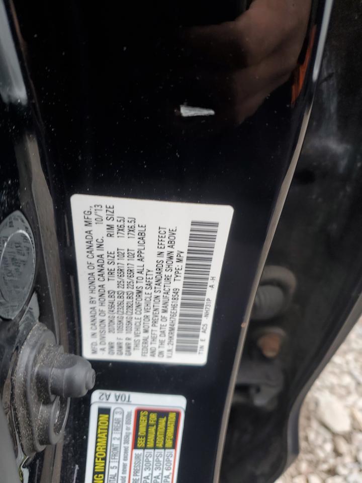 2014 Honda Cr-V Exl VIN: 2HKRM4H76EH618549 Lot: 90350945