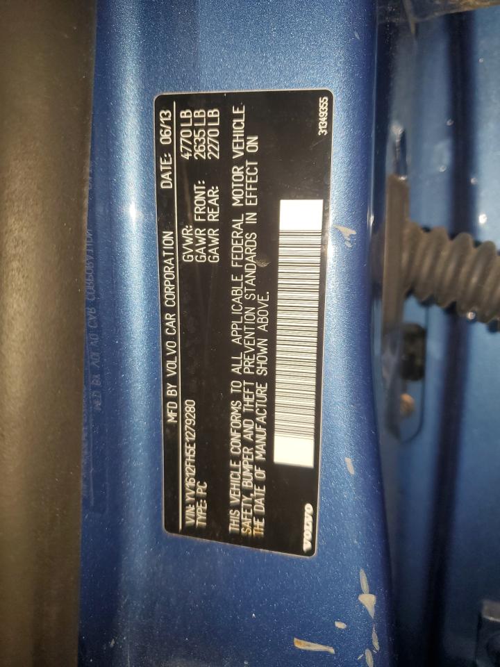 2014 Volvo S60 T5 VIN: YV1612FH5E1279280 Lot: 92212865