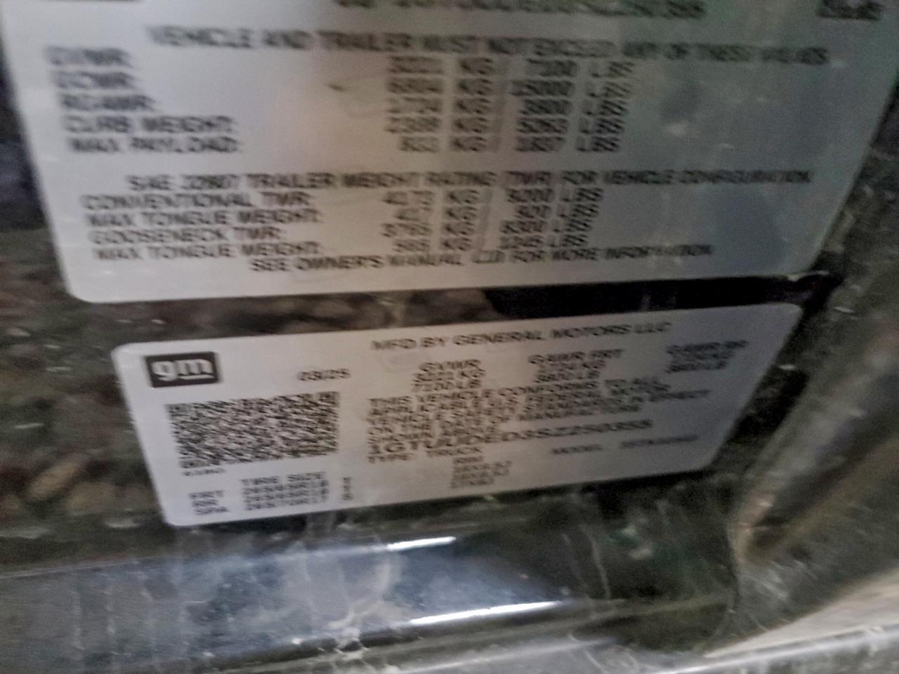 2025 GMC Sierra K1500 Slt VIN: 1GTUUDED3SZ250355 Lot: 93440575