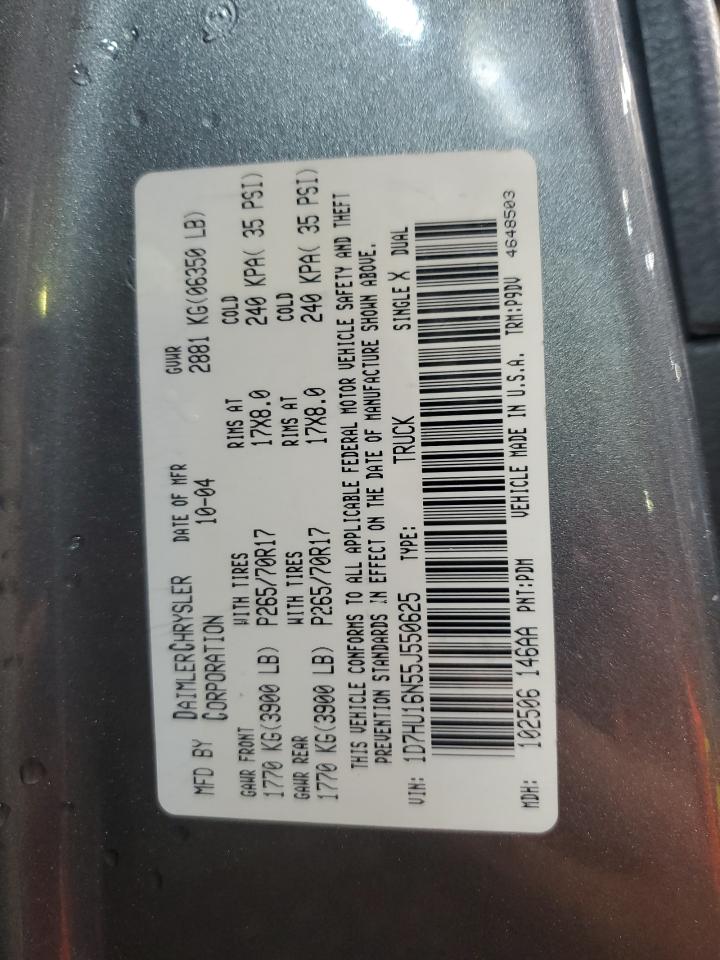 2005 Dodge Ram 1500 St VIN: 1D7HU16N55J550625 Lot: 93650415