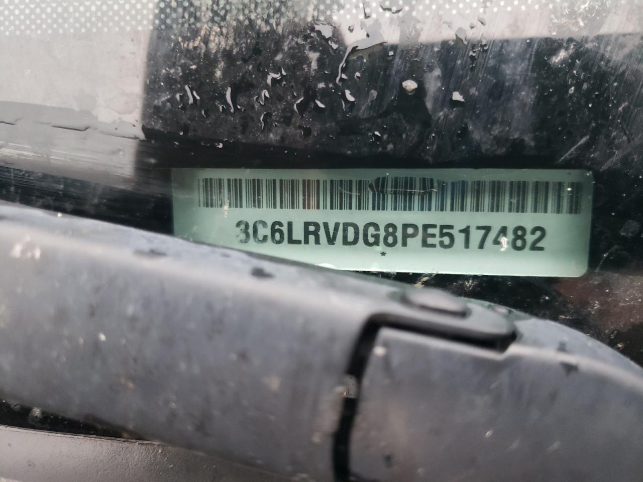 2023 Ram Promaster Delivery Van VIN: 3C6LRVDG8PE517482 Lot: 93285285