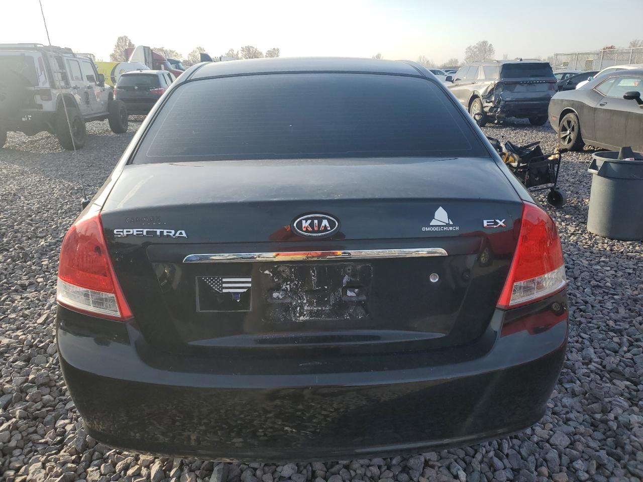 2007 Kia Spectra Ex VIN: KNAFE121475407000 Lot: 92720275