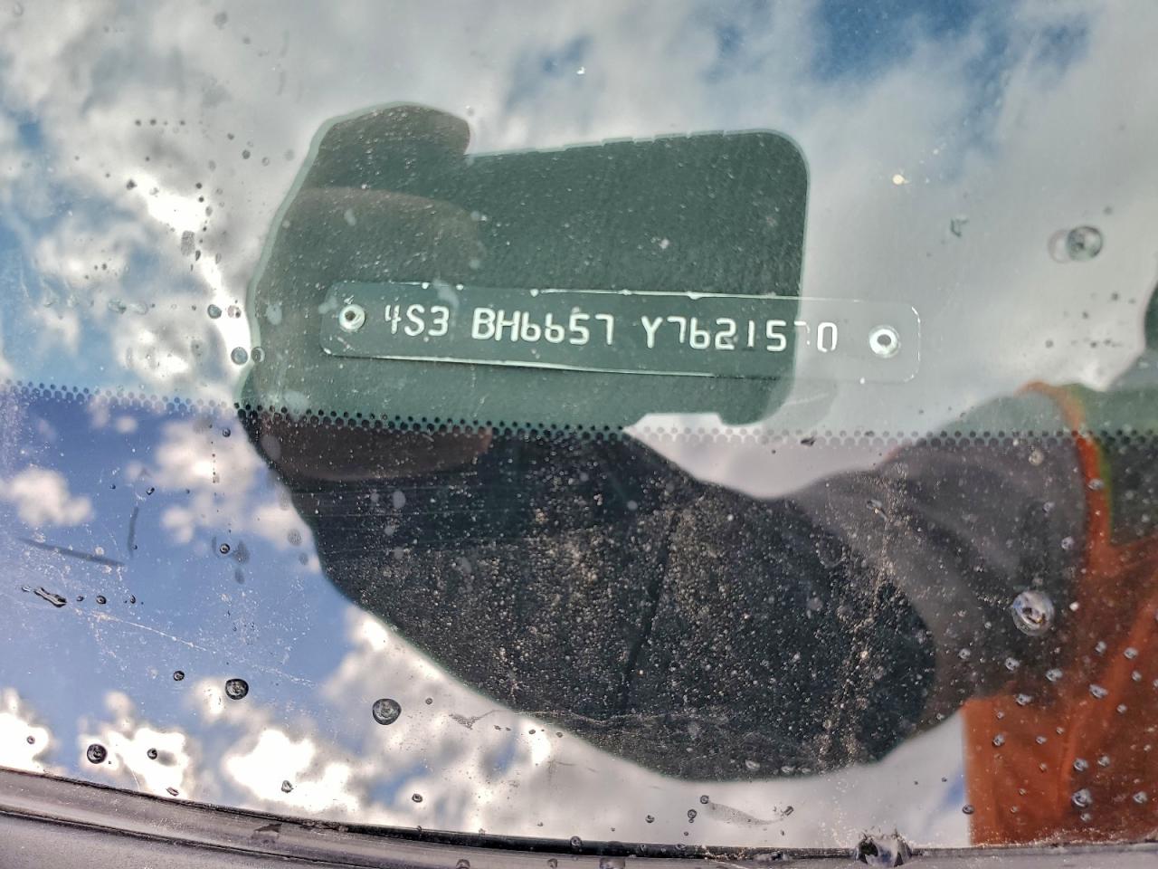 2000 Subaru Legacy Outback VIN: 4S3BH6657Y7621570 Lot: 93951325