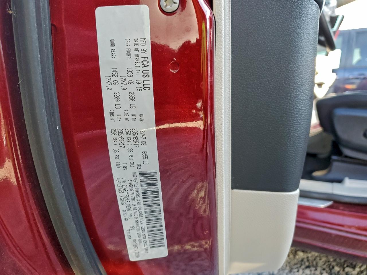 2020 Chrysler Pacifica Touring VIN: 2C4RC1FG5LR118502 Lot: 93921875