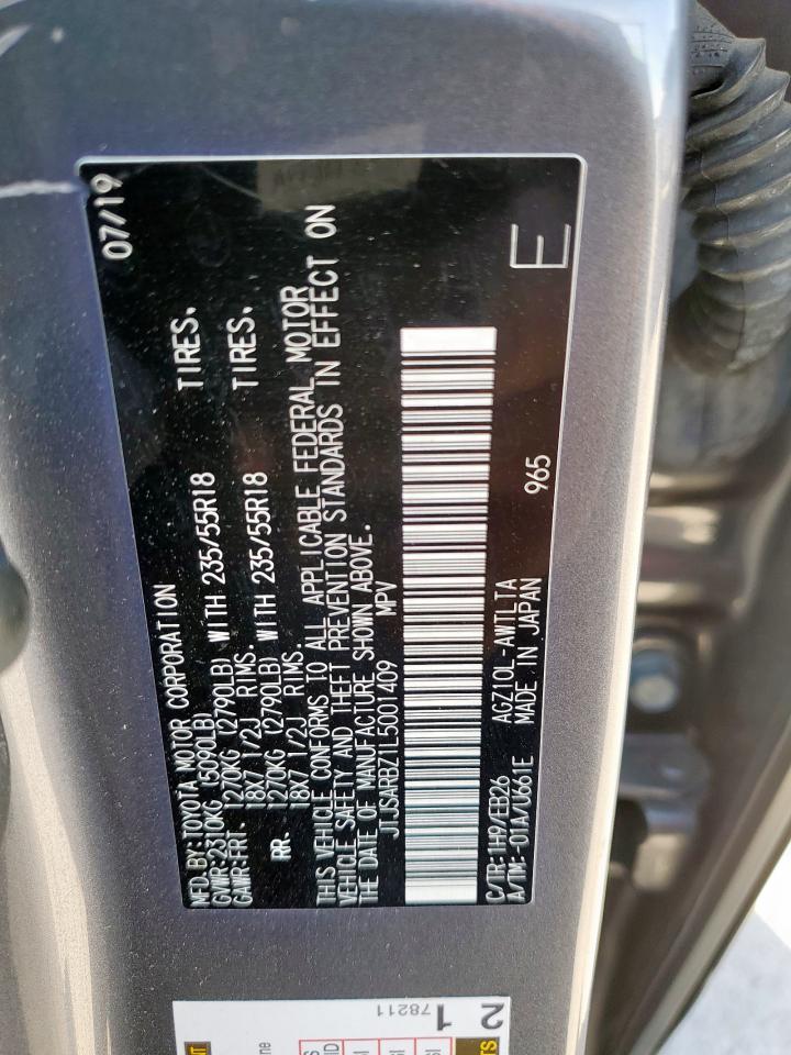 2020 Lexus Nx 300 F Sport VIN: JTJSARBZ1L5001409 Lot: 92266295