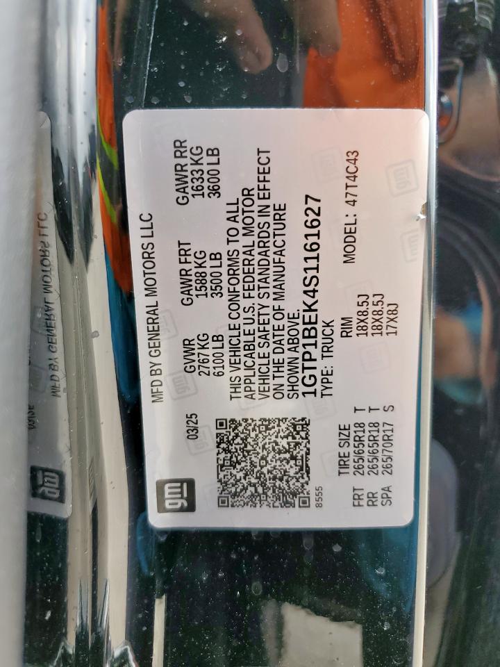 2025 GMC Canyon Elevation VIN: 1GTP1BEK4S1161627 Lot: 93613975