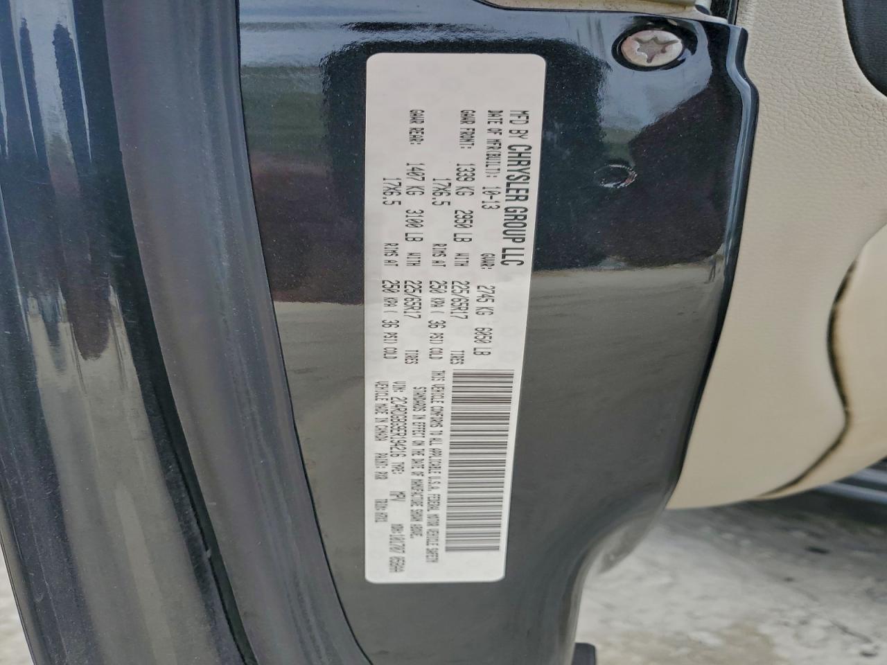 2014 Dodge Grand Caravan Se VIN: 2C4RDGBG9ER194216 Lot: 94409025