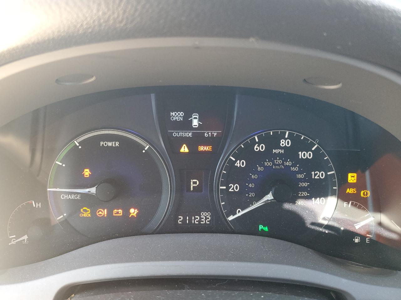 2012 Lexus Rx 450H VIN: JTJBC1BA6C2427622 Lot: 92037505