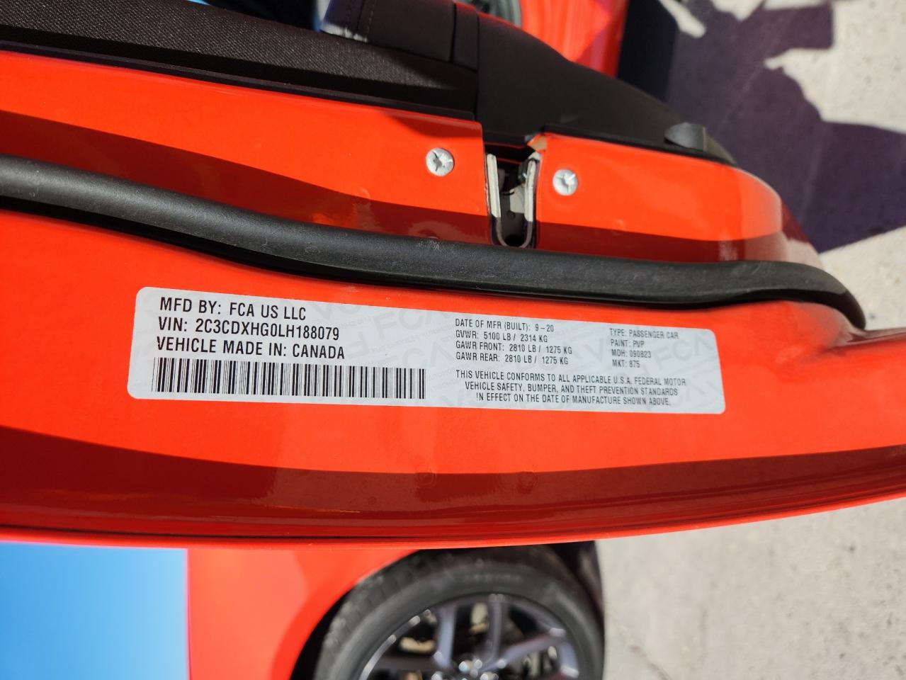 2020 Dodge Charger Gt VIN: 2C3CDXHG0LH188079 Lot: 91630095