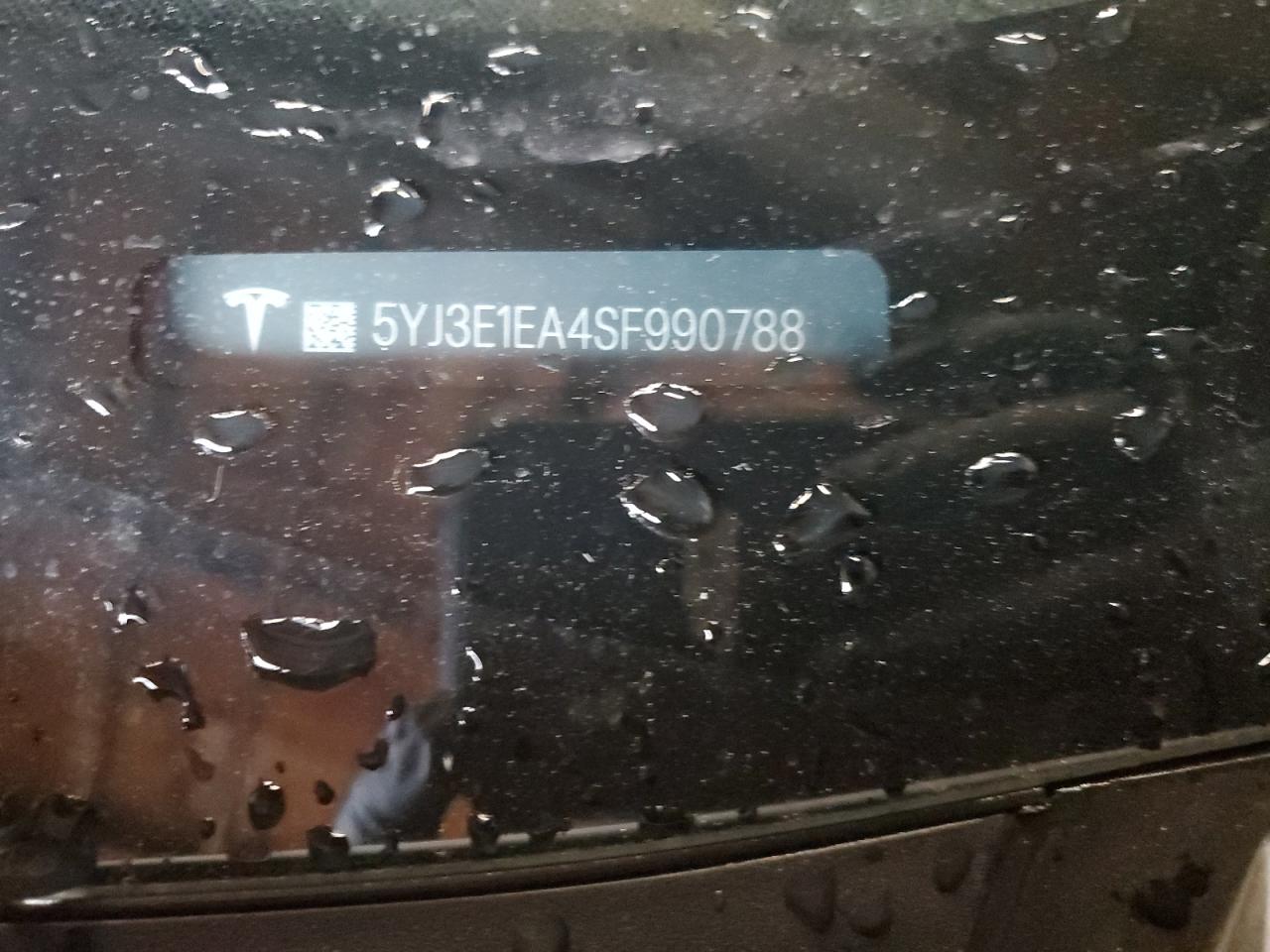 2025 Tesla Model 3 VIN: 5YJ3E1EA4SF990788 Lot: 93139095