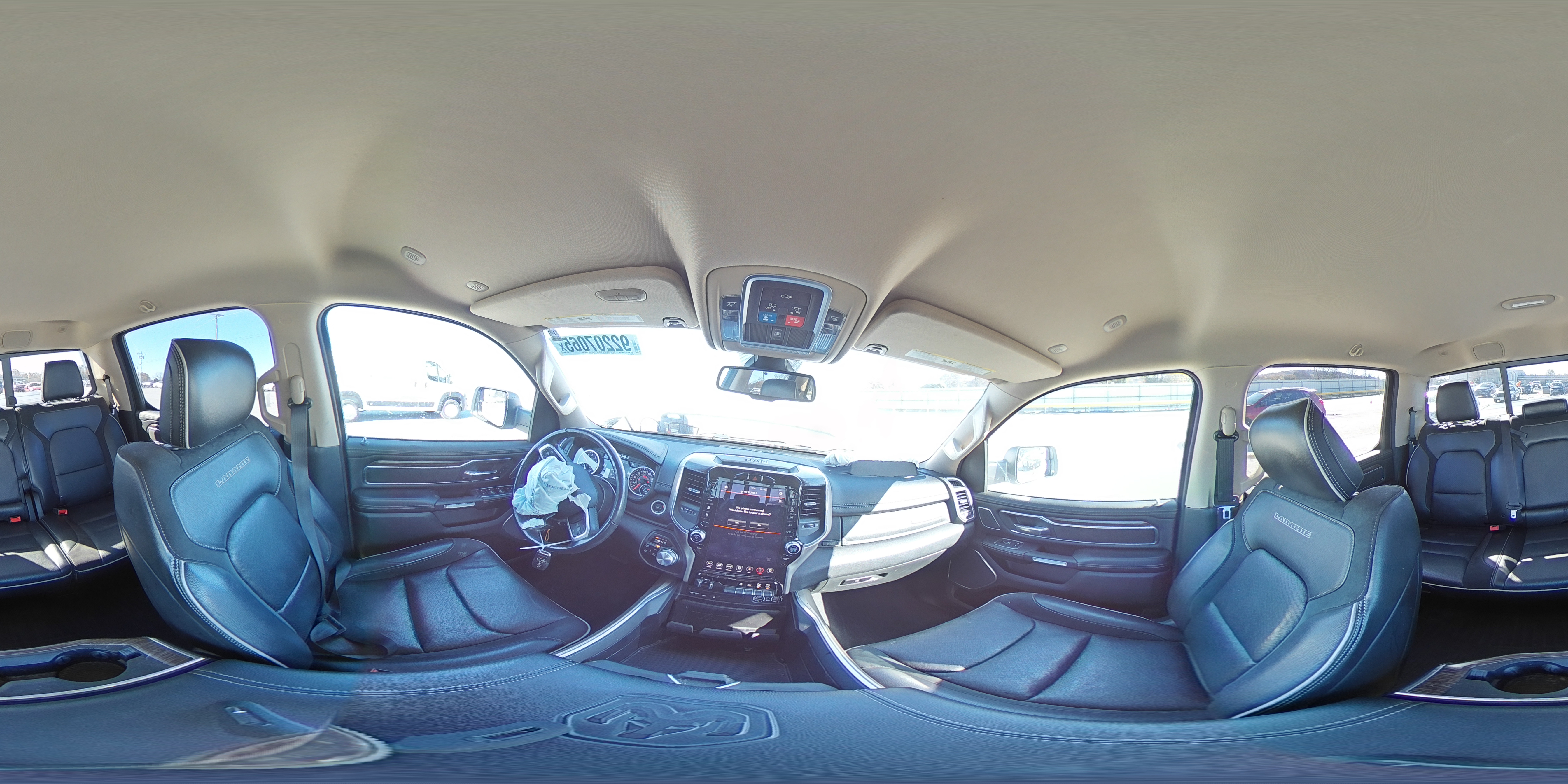 2019 Ram 1500 Laramie VIN: 1C6SRFJT3KN702594 Lot: 92207065