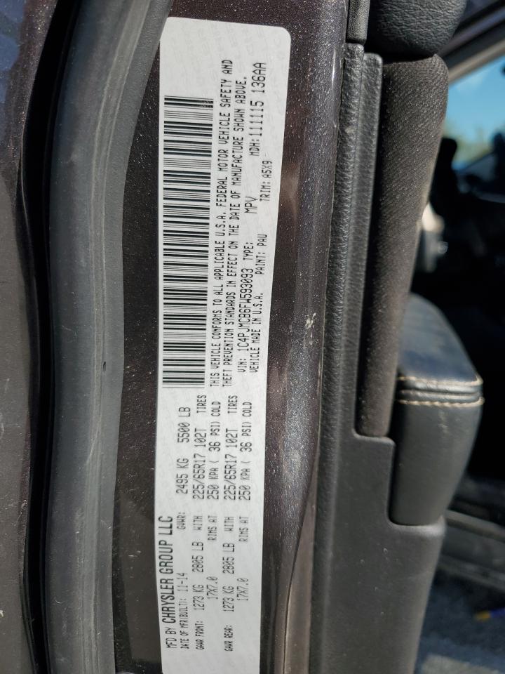 2015 Jeep Cherokee Latitude VIN: 1C4PJMCB6FW593093 Lot: 91699485