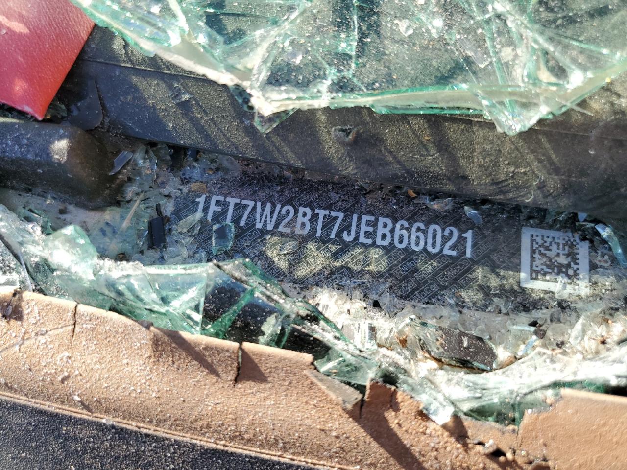 2018 Ford F250 Super Duty VIN: 1FT7W2BT7JEB66021 Lot: 91240695