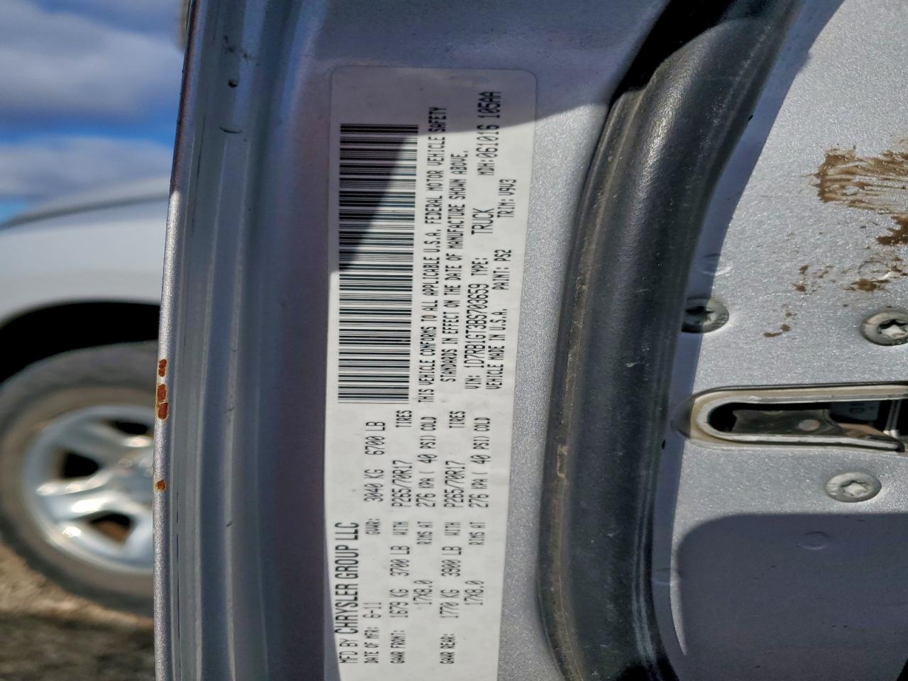 2011 Dodge Ram 1500 VIN: 1D7RB1GT3BS703659 Lot: 94741315