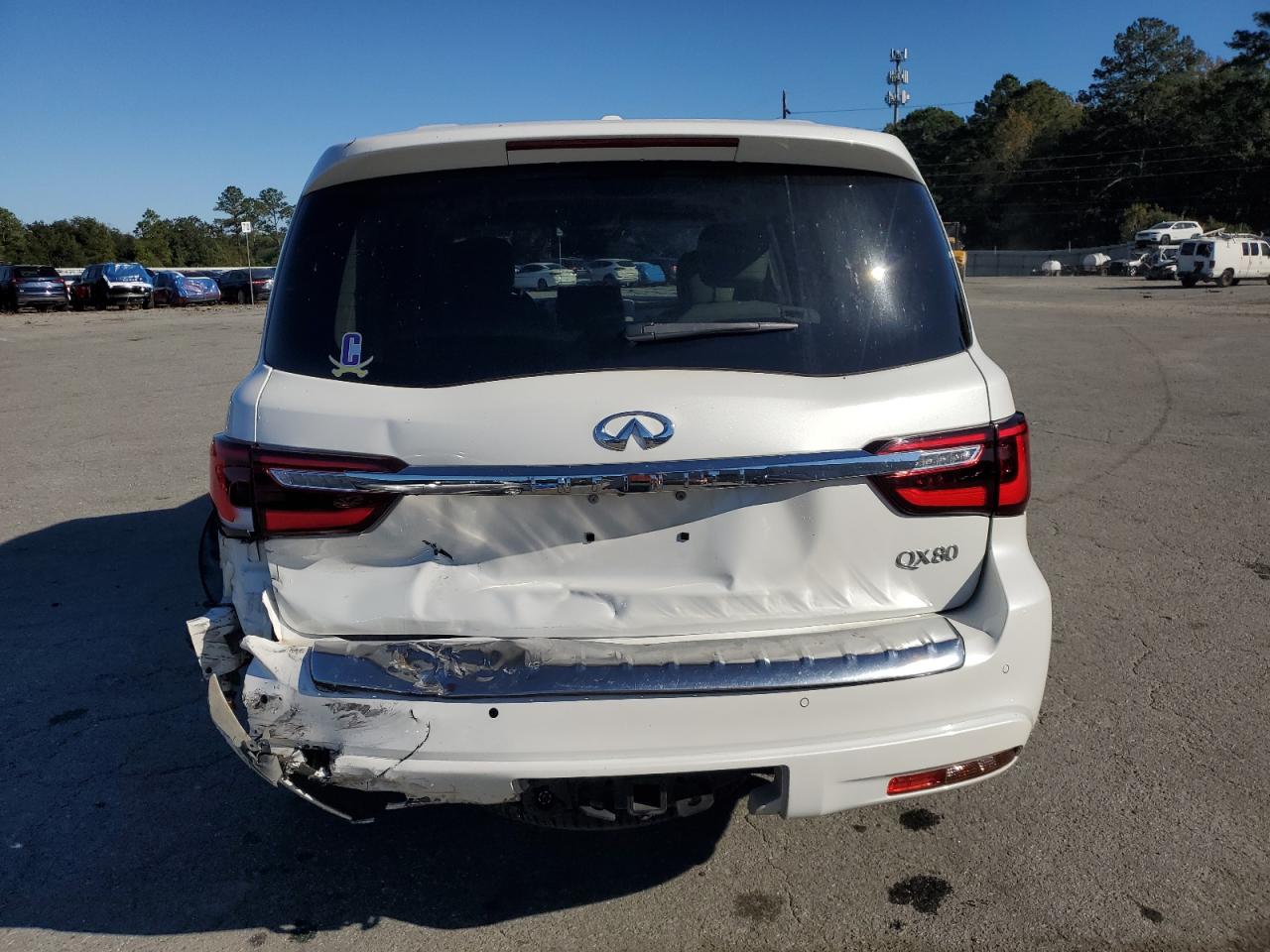 2022 Infiniti Qx80 Luxe VIN: JN8AZ2AF9N9740579 Lot: 91676635