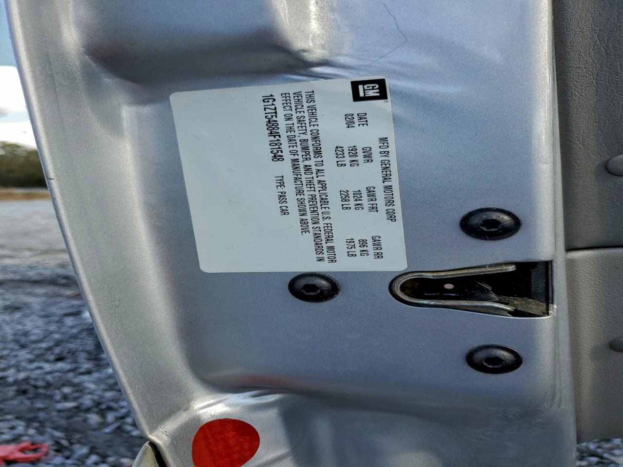 2004 Chevrolet Malibu Ls VIN: 1G1ZT54884F181548 Lot: 94469365