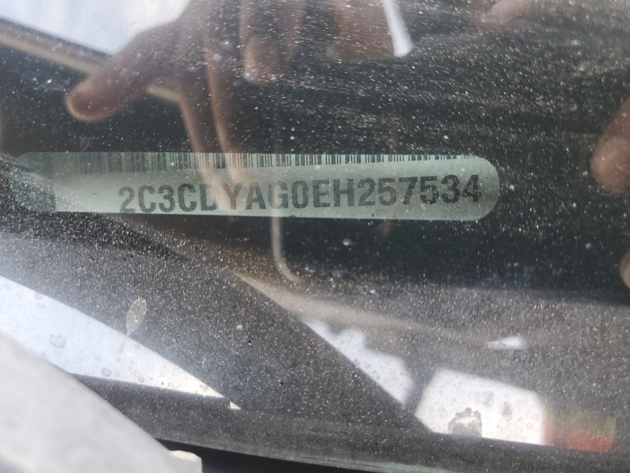 2014 Dodge Challenger Sxt VIN: 2C3CDYAG0EH257534 Lot: 92071835