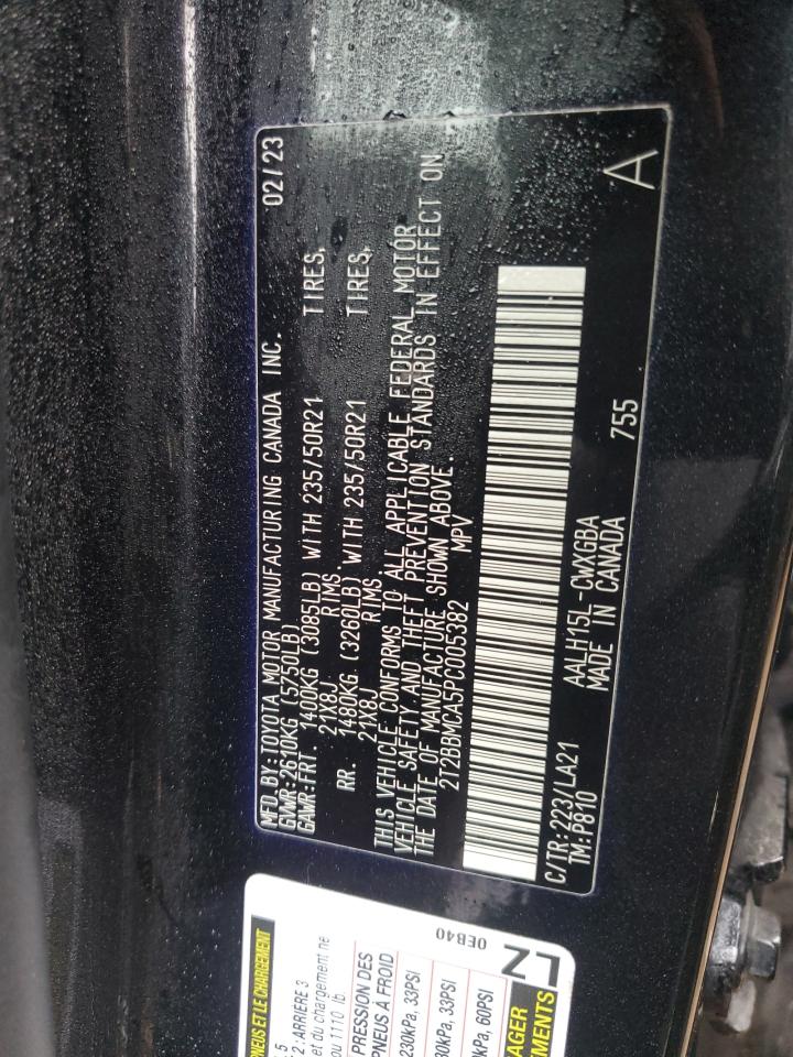 2023 Lexus Rx 350H Base VIN: 2T2BBMCA5PC005382 Lot: 93186125