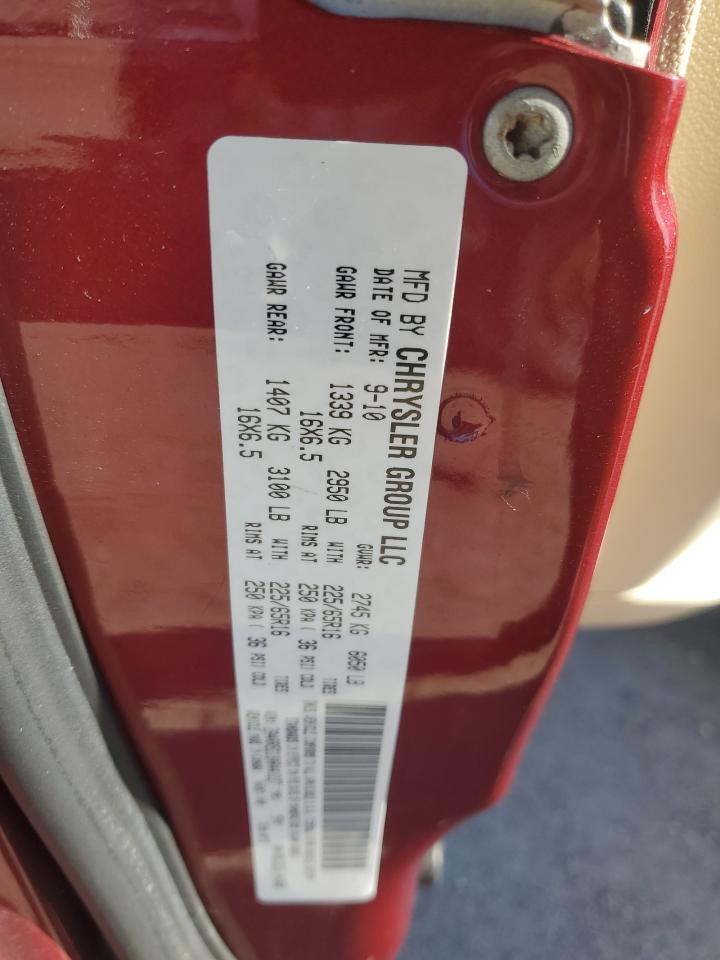 2010 Chrysler Town & Country Touring VIN: 2A4RR5D18AR441227 Lot: 93010285