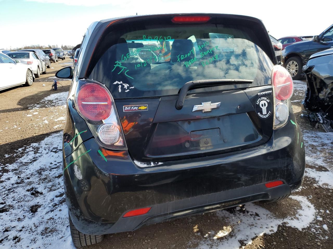 2014 Chevrolet Spark 1Lt VIN: KL8CD6S97EC541433 Lot: 91819865