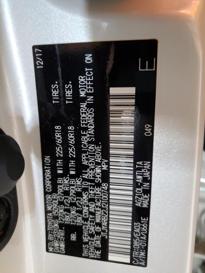 2018 Lexus Nx 300 Base VIN: JTJYARBZ2J2100748 Lot: 92694665