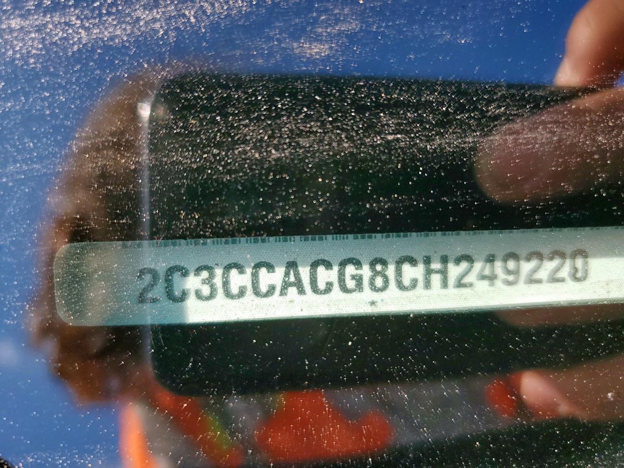 2012 Chrysler 300 Limited VIN: 2C3CCACG8CH249220 Lot: 85436575