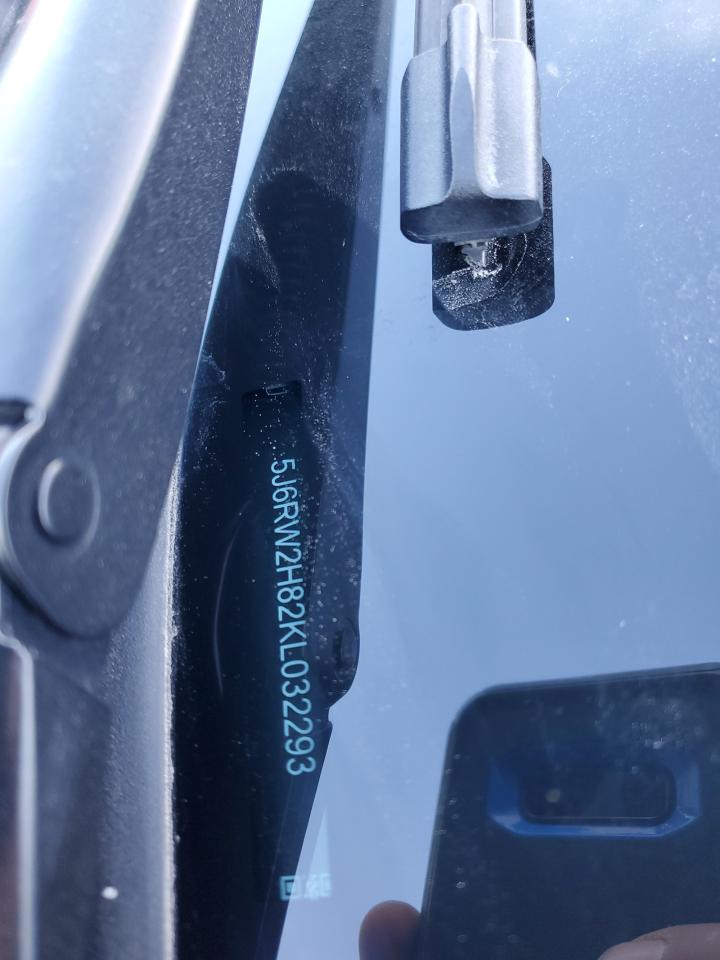 2019 Honda Cr-V Exl VIN: 5J6RW2H82KL032293 Lot: 91428015